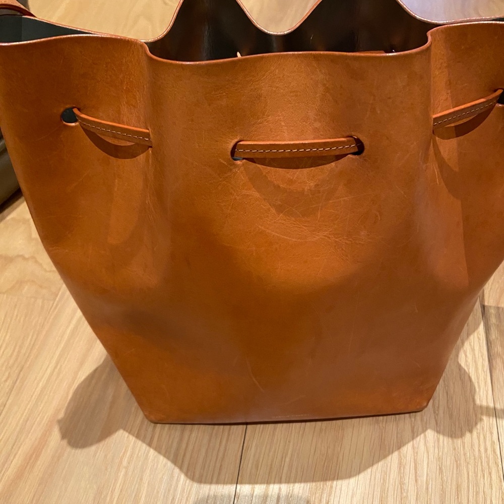 Mansur Gavriel Bucket Bag, Tan/Brown